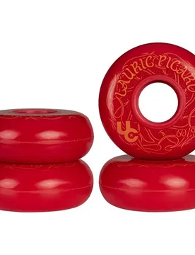 Roues De Patins Lauric Picard 4 Unités Red / Red 60 mm-90A unisex