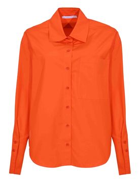 Camicia Over In Popeline Di Cotone
