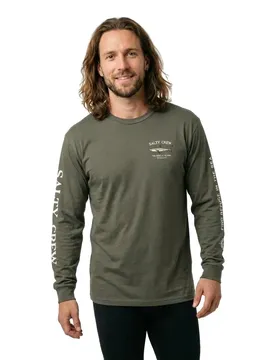 T-shirt à Manches Longues Bruce Dusty Olive M