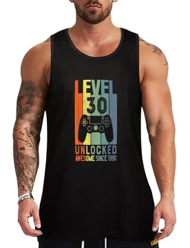 Level 30 Unlocked Awesome Since 1990 30 Birthday Gift Tank Top Sports Training Tank Top Quick Dry Gym Fitness Shirt - Aliexpress - FashionsVida