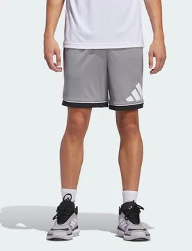 Short Basketball Badge of Sport 2XL 23 CM Grey Three / Black - Adidas - FashionsVida