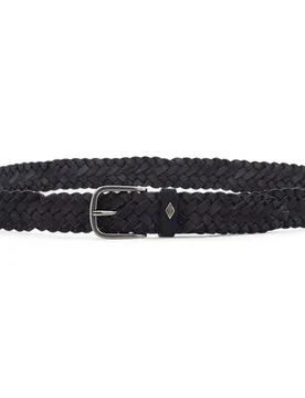 Cinturón de ante azul trenzado impermeabl de hombre - Lottusse - FashionsVida