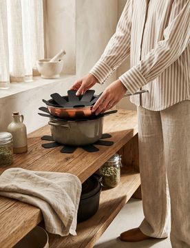 Set di sottopadella 4 pack - nero