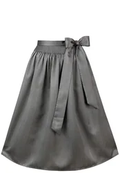 Dirndlschürze Annika (grau, Gr. 3 (46-50)) von für Damen, Dirndlschürzen, 75% Polyester, 25% Baumwolle