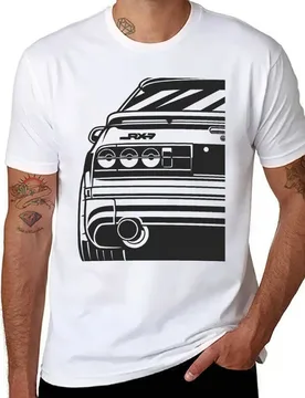RX7 FC3S T-Shirt black cotton t-shirt plain for man package cotton tshirt 100% T-Shirt - Aliexpress - FashionsVida