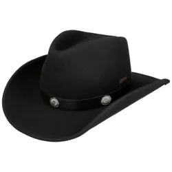 Tamalo Western Wool Hat by - black - Size: L (58-59 cm)