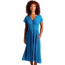 Robe Midi à Manches Courtes Nieve Gladio Blue XL