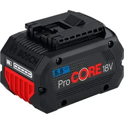 Professional Batterie Gba Pro Core 18v 55ah Akku Black One Size