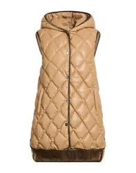 Chompa sin mangas Mujer Camel 38 Mujer