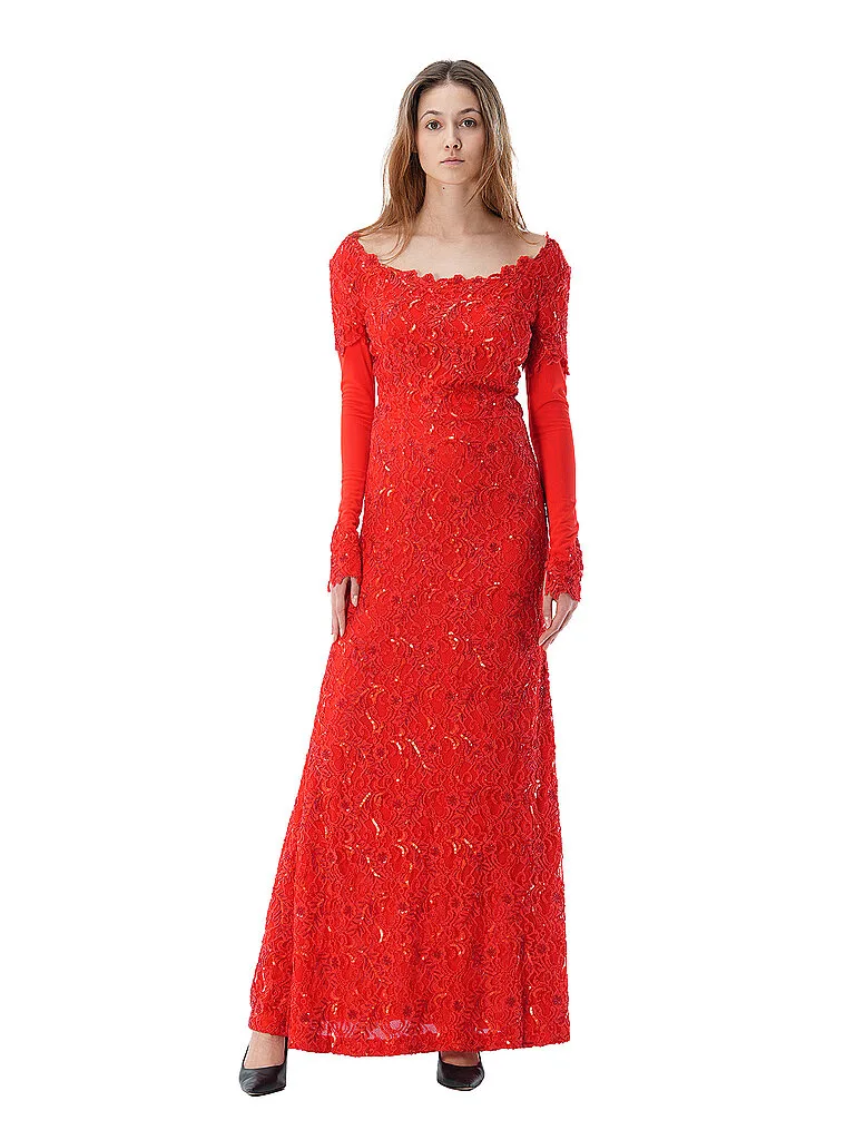Claus Tyler Abendkleid rosso 36 - Claus Tyler - FashionsVida