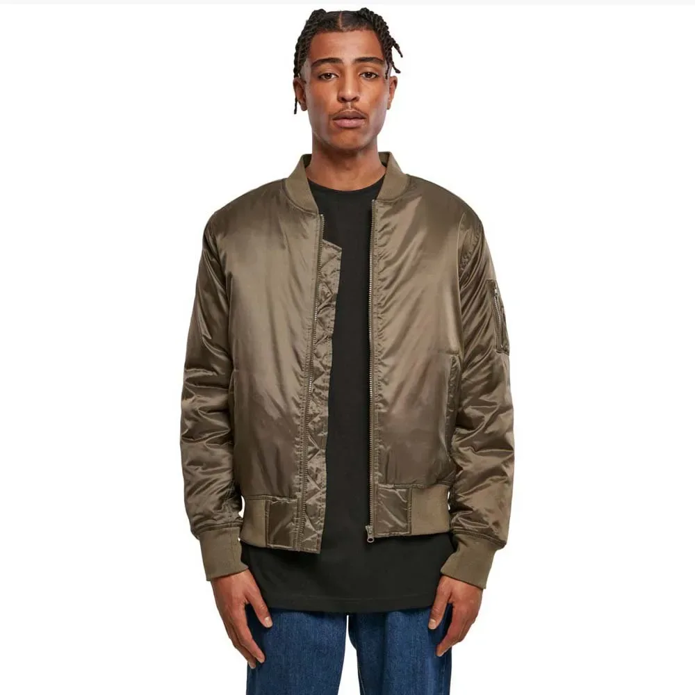 Veste Bomber Dark Olive 5XL - Build Your Brand - FashionsVida