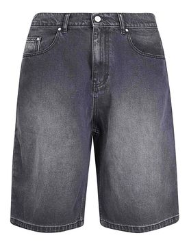 Pantaloncini di jeans con tasca rotonda