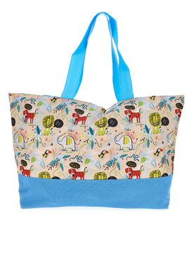 Borsa Mare Multicolor Con Animali 21R02