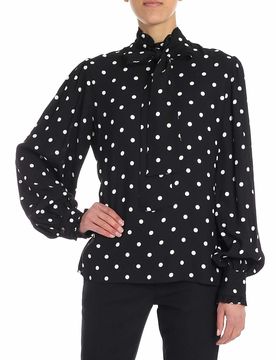 Vivetta Blusa a pois nera