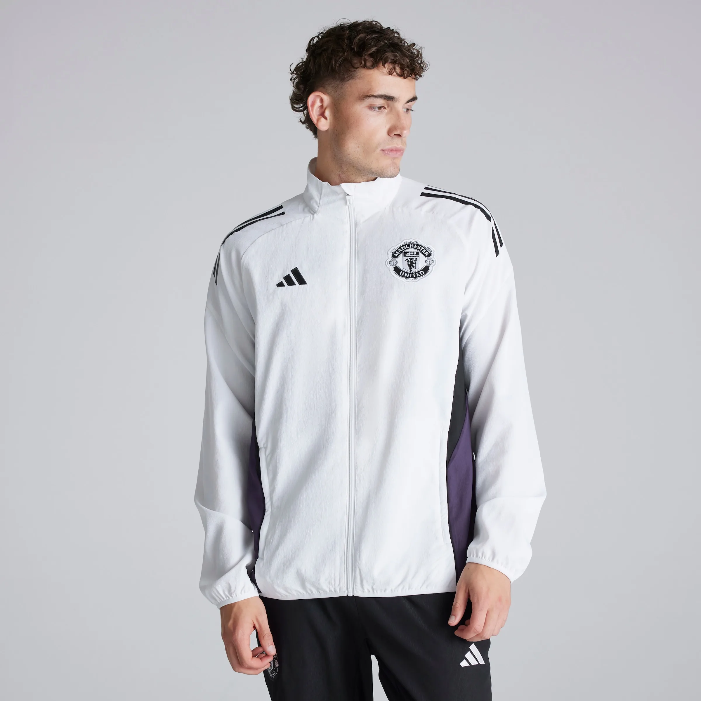 Manchester United Tiro 25 Competition Presentation Jacket L - Adidas - FashionsVida