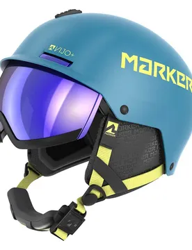 Casque Avec Visière Vijo+ Blue / Yellow 47-51 cm unisex