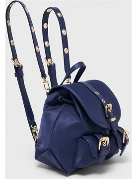 Mochila mini de mujer de piel y nailon con cierre magnético - Maje - FashionsVida