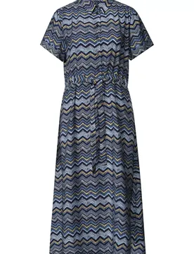 EOS_Maxi Viscose Shirt Dress_A female