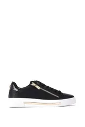 Women's 'Diamond Zip' Trainers in Black Size: 5 - Black - Size: 5
