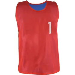 Gilet D´entraînement Réversible 1-10 10 Unités Red / Blue M male