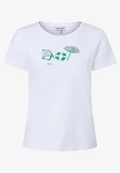 T-Shirt with Placement Print female