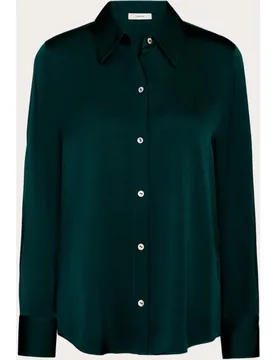 Vince - Camisa verde de botones - Vince - FashionsVida