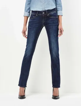 Jeans Midge Saddle Mid Waist Straight Dark Aged 34
