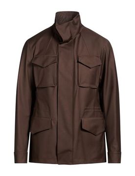 Jacke & Anorak Herren Schokobraun 50 Herren