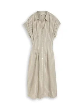 Dress striped and sleeveless female - 44 - FashionsVida