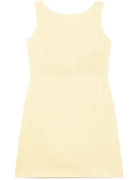 Vestido corto sin mangas en lino 100% - Caroll - FashionsVida