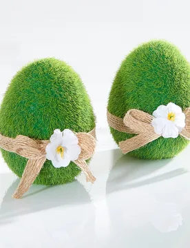 Moos-Eier aus Keramik 2er-Set Eldo - Eldo - FashionsVida