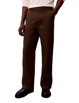 Jeans Pantaloni Chino 90s Baggy Black Olive 32 - Calvin Klein - FashionsVida