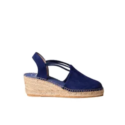Pons Espadrilles Compensées Tremp Navy EU 44