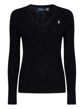 Pullover in lana e cashmere a trecce