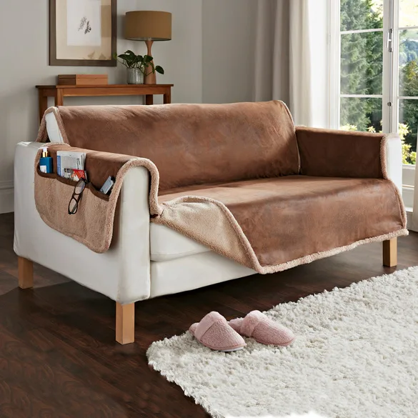 Sherpa-Sofaüberwurf 2-Sitzer Eldo - Eldo - FashionsVida