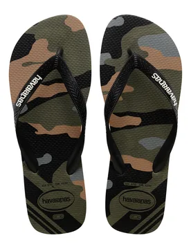 Ciabatte Infradito Verde Militare In Gomma Top Camu 41/42 - Havaianas - FashionsVida