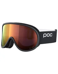 Masque de ski - Retina Mid Uranium Black/Partly Sunny Orange - Noir