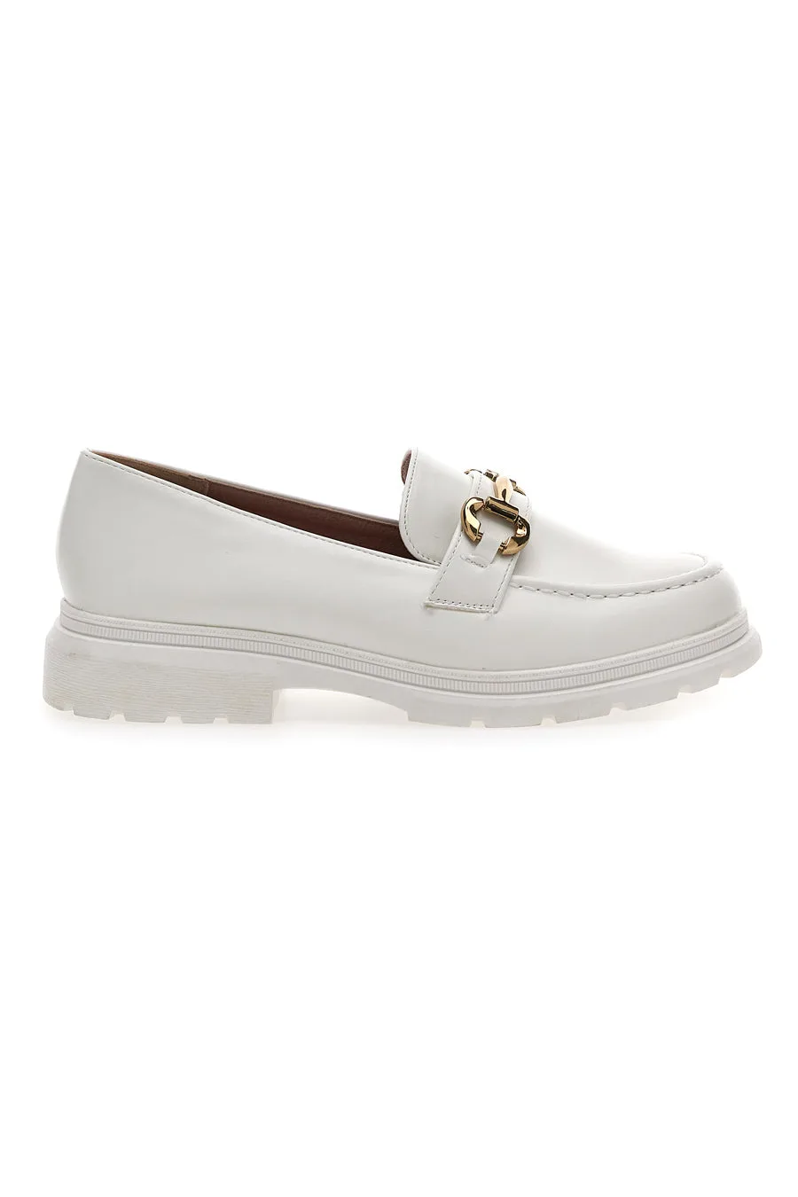 Mocassini Bianchi Talemi 09039 38 - TALEMI - FashionsVida