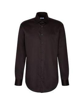Hemd Regular Fit schwarz 39 herren