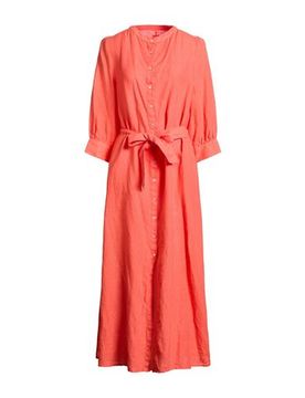 Maxi-Kleid Damen Orange 36,38,40,42 Damen
