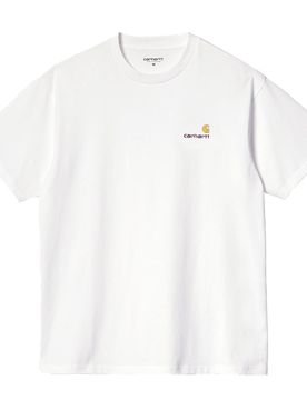 S/S American Script T-Shirt - T-Shirt-kurzarm - weiss - Herren - Size: S