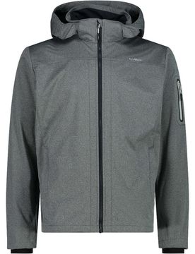 Man jacket zip hood chaqueta softshell hombre Gris (52)