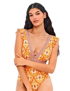 Maillot De Bain Printed Without Wire - GISELA - FashionsVida