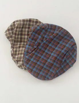Gorra de periódico a cuadros británica retro, nuevo sombrero boina de gran circunferencia para mujer en otoño/invierno, versátil - Shein - FashionsVida