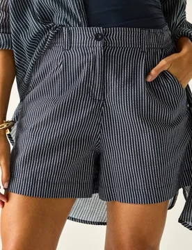 Women's Sabelle Summer Shorts in Navy Size: 8 - Navy - Size: 8 - Regatta - FashionsVida