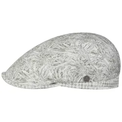 Norwick Floral Flat Cap by - white-green - Size: M (56-57 cm)