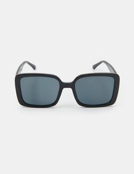 Occhiali da sole con montatura quadrata - nero