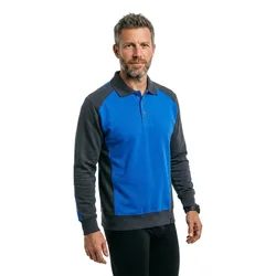 Polo à Manches Longues Unique 50610 Royal / Dark Navy XS