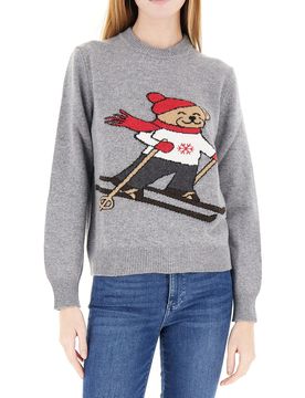 Maglione misto lana GRIGIO UNI