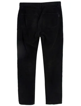 Black Corduroy Trousers - Saint Laurent - FashionsVida